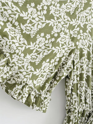 Women's Deep V-neck Bohemian Beach Romper | S-L | Various Colours