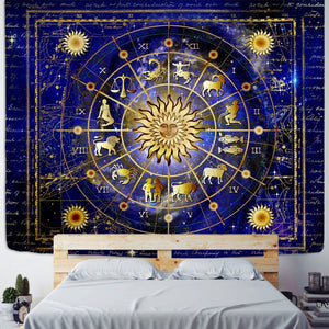 Star Sign And Sun Tapestry / Wall Hanging