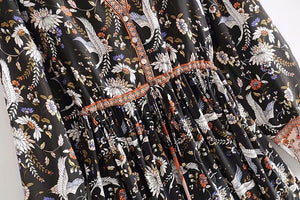 Women's Crane Bohemian Beach Dress | V-Neck | S-XL