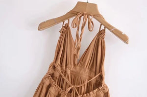 Hippie Beach Dress | V-Neck + Strapless | Various Colours | S-L