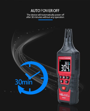 Digital Temperature & Humidity Meter | -20-60°C