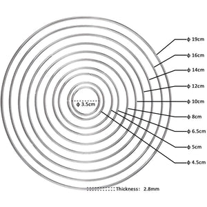 Dream Catcher Hoops - 10pcs Set