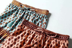 Hippie Skirt | Short Summer With Tassels | S-L | 2 Colours