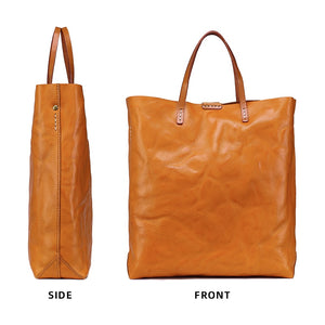 Premium 100% Leather Tote Bag - Various Colours