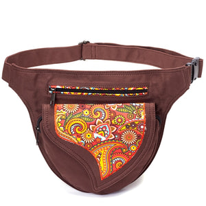 Groovy Hippie Styled Fanny Pack Waist Belt Bag