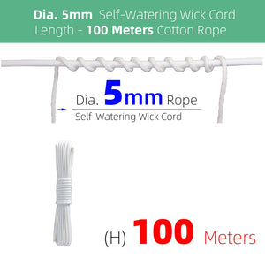 High Quality Self-Watering Hydroponic Wick Rope - Various Sizes