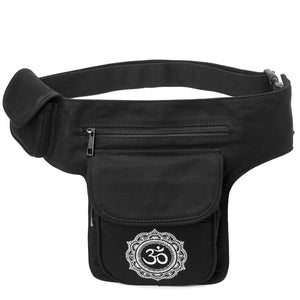 Hippie Styled Waist Belt Bag With Om