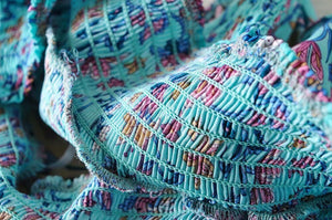 Women's Blue 60's Flower Child Two Piece Outfit | Sleeveless Top + Bohemian Pants | S-L