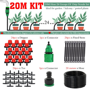 Drip Irrigation Watering Kit - Various Sizes
