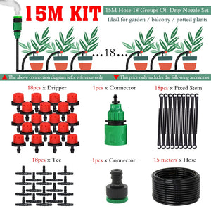 Drip Irrigation Watering Kit - Various Sizes