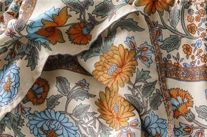 Cute Boho Hippie Summer Shorts | Flower Design | S-L