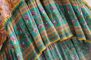 Vintage Styled Bohemian 60's Hippie Long Skirt | M-XL | Various Colours