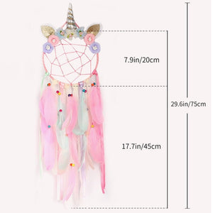 Cute Girls Unicorn Dream Catchers | Various Styles | Fairy Light Options Available