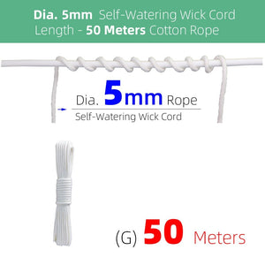 High Quality Self-Watering Hydroponic Wick Rope - Various Sizes