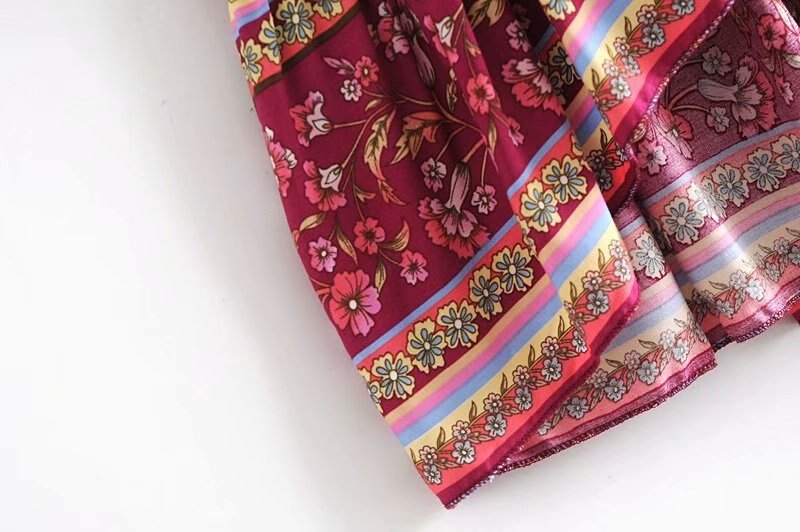 Vintage Styled Bohemian 60's Hippie Long Skirt | M-XL | Various Colours