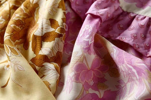 Hippie Drawstring Beach Dress | Yellow Or Pink | S-L