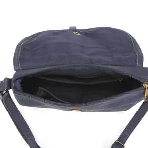 Cool Vintage Styled Messenger Bag With Patchwork Design