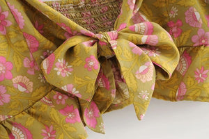 Female Sleeveless Sashes Crop Top | Bohemiam Styled | S-L