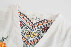 Unique Vintage / Hippie Inspired V-Neck Clothing Set | XS-L