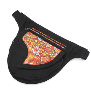 Groovy Hippie Styled Fanny Pack Waist Belt Bag