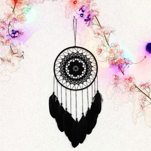 Dream Catcher White and Black - 40cm