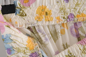 Cute Hippie Love Long Maxi Bohemian Skirt | High Waisted | S-XL