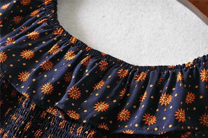 Women's Boho Off Shoulder Strapless Red Or Black Top With Matching Mini Skirt | Clothing Set | M-L