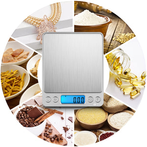 0.01g - 500g Digital Pocket Scale With Calibration Weight