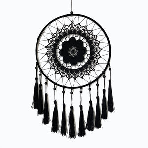 Dream Catcher White and Black - 40cm