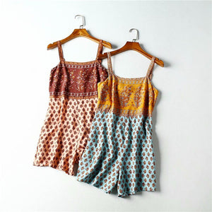 Women's Overall Boho Romper | S-L | Various Colours
