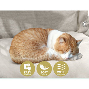 Cream Hammock Hanging Swing Chair