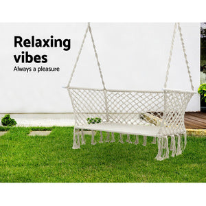 Boho Styled Hanging Hammock