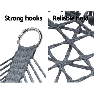 Garden 2 Person Rope Hammock Chair