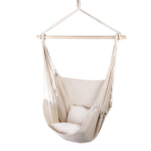 Cream Garden Hammock Swinging Chair