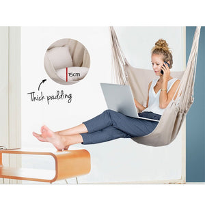 Cream Garden Hammock Swinging Chair