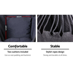 Grey Garden Hammock Swinging Chair