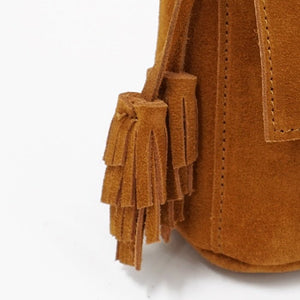 Genuine Leather Plain Casual Styled Shoulder Bag