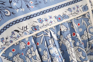 Women's Vintage Styled Long Sleeve Beach Bohemian Dress | S-L