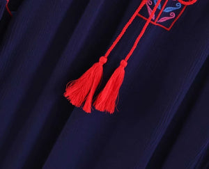 Vintage Women's Hippie Old Skool Blouse | Long Sleeve | Free Size | 4 Colours