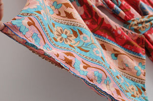 Kimono Styled Bohemian Maxi Dress | S-L