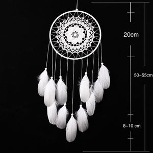 White Lace Bohemian Dream Catcher | 50cm