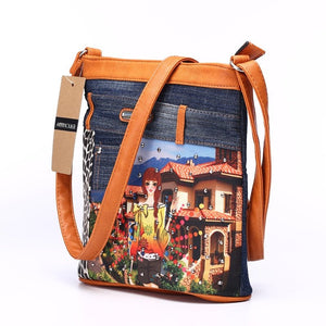 Women's Art Styled Patchwork Shoulder Bags