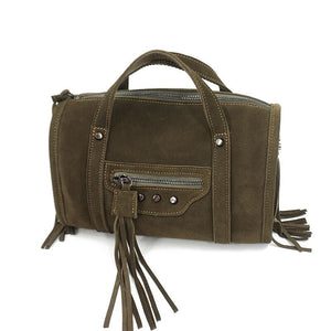 Genuine Leather Hippie Styled Business Handbag