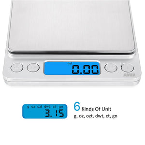 0.01g - 500g LCD Electronic Scales | 2 Colours