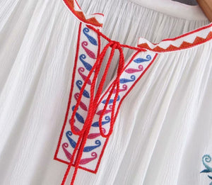 Vintage Women's Hippie Old Skool Blouse | Long Sleeve | Free Size | 4 Colours