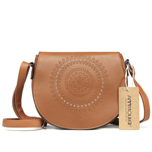 Small Floral Messenger Bag With Shoulder Strap