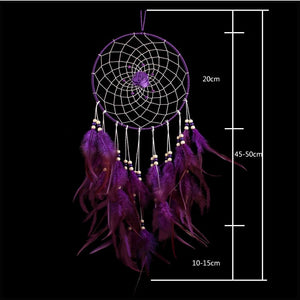 50cm Large Purple Dream Catcher | White Option Available