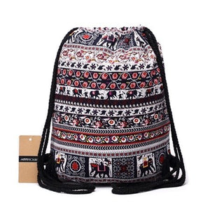 Aztec Hippie Styled Draw String Backpacks