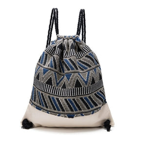Cool Women's Tribal High Quality Draw String Back Pack