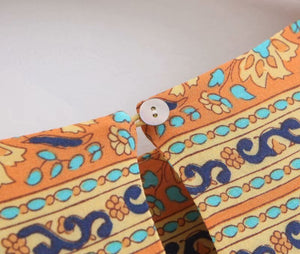 Women's Long Sleeved Bohemian Blouse Top | Loose Knited | S-L